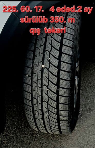 225/60 R17 qış təkərləri - Ölçü: 225/60 R17 - Miqdar: 4 ədəd -