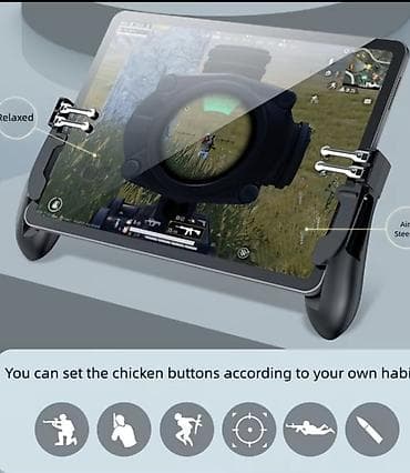 Planşet üçün oyun kontrolleri – 6 barmaqla oynama dəsti - PUBG və