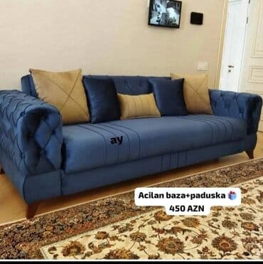 диван французская раскладушка с ортопедическим матрасом: Divan, Yeni, Açılan, Bazalı, Parça, Şəhərdaxili pulsuz çatdırılma — 5