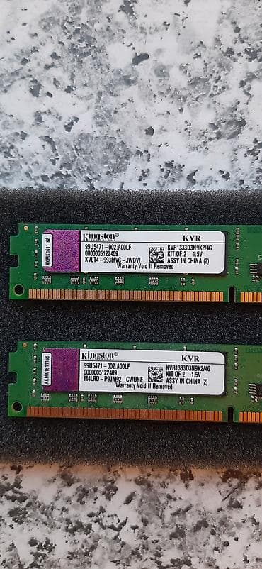 Prosessorlar: Operativ yaddaş - Ram DDR3 2×4GB - 20 AZN 🟢 Satdıqda digər Ram'lar — 4