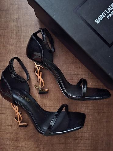 sendel: YSL, Ölçü: 36, rəng - Qara, Yeni — 1