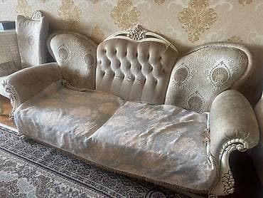 kreslo: İşlənmiş, Divan, 2 kreslo — 1