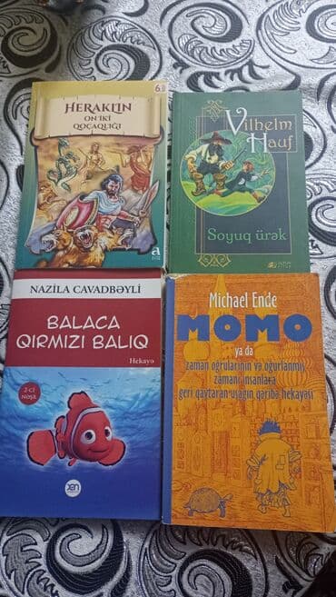 Uşaq və yeniyetmələr üçün 4 kitabdan ibarət dəst - Heraklın on iki