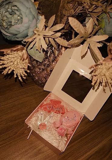 ataya ad gunu hediyyesi: Saç üçün adlı krablar,daraq kiçik zakolka Fərdi sifarişlə hazırlanır — 2