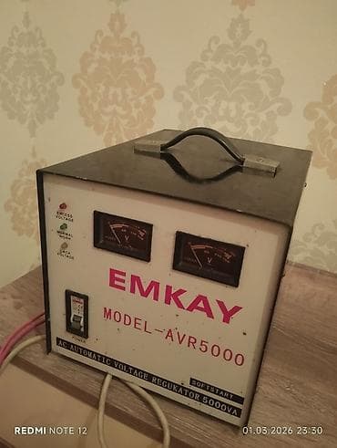 stabilizator 5000: Yeni, Ev üçün, 1 faza, Gərginliy stabilizatoru, Kredit yoxdur — 1