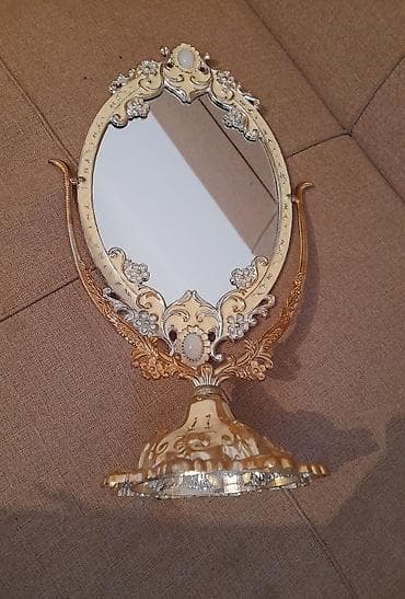 isti su torbasi: Güzgü Masaüstü, Oval, Toy üçün, Şamdanla — 4