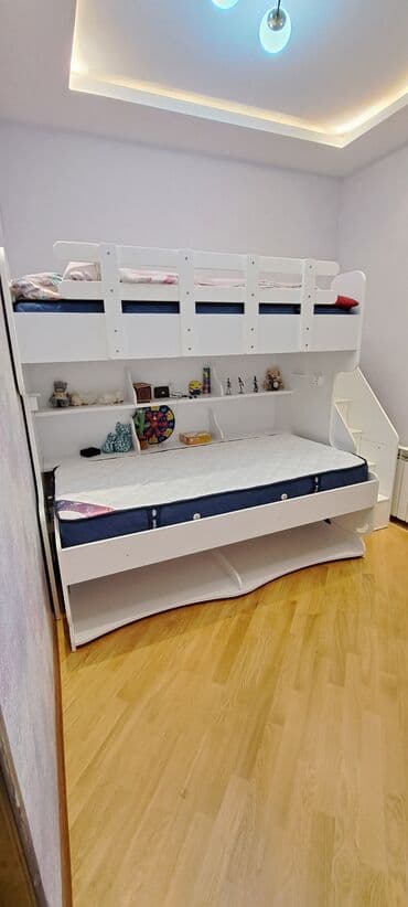 Oğlan və qız üçün, Yeni, Çarpayı, Matras ilə, Siyirməli, MDF