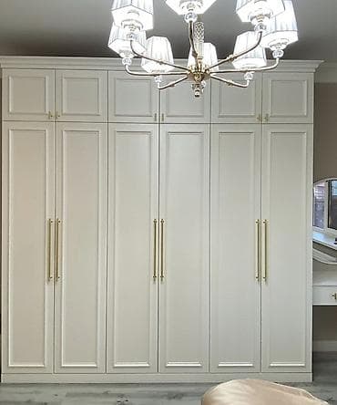 yataq kisesi: 6 qapı, Ağ, Digər material, Açılan, Düz dolab — 2