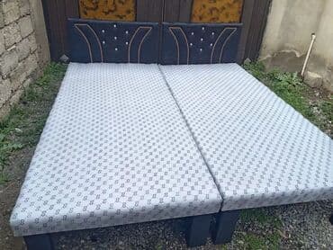 iydə tozunun qiyməti: Təzə çarpayılar. 1 nəfərlik çarpayılar 60manat. 2 nəfərlik taxt — 28
