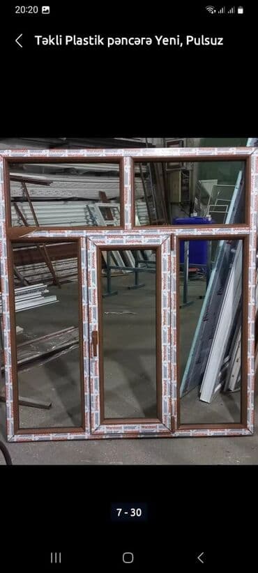 işlenmiş plastik pencereler: Plastik -alüminium-şüşə qapı pəncərə sexi. Kəyfi̇yyətli̇ — 8