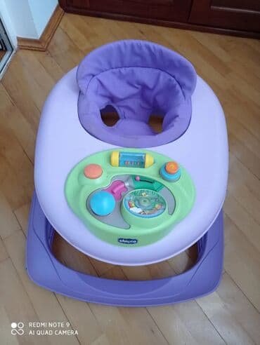 Столы для кормления: Chicco uşaq yürüteci - Rəng: bənövşəyi/lilac çərçivə və oturacaq — 2