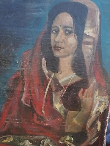 Мирнадыр Зейналов. «Бенгальская девушка» (1980-е at lalafo.az Мирнадыр Зейналов. «Бенгальская девушка» (1980-е