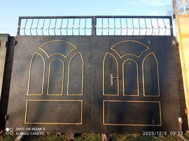 saatlarin alişi ve satişi: İşlənmiş Dəmir Həyət darvazası, Mexaniki, Qapı ilə, rəng - Qara, Kredit yoxdur, Ödənişli quraşdırma, Ödənişli çatdırılma — 1