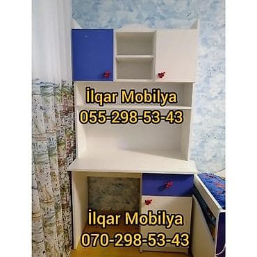 Детская мебель: Для мальчика, Новый, С выдвижными ящиками, Письменный стол, Без стульев — 4