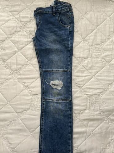 детская кобура на пояс: Uşaq üçün Armani Junior (AJ Armani Jeans) cins şalvarı. - Model: dar — 1