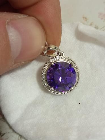 585 ag qizil: Kulon, Gümüş, Ametist, 5.00+ Karat — 4