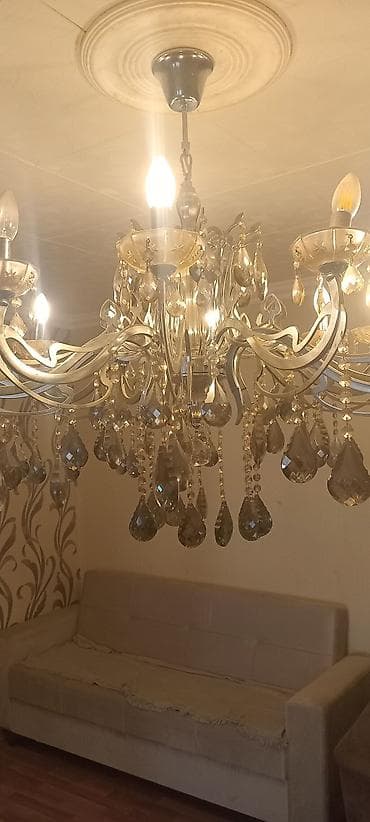 lyusturlar: Çılçıraq, 10 və daha çox lampa, Metal — 3