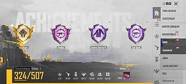 bas: PUBG Mobile oyun hesabı – zəngin kolleksiya və yüksək nailiyyətlər - — 3