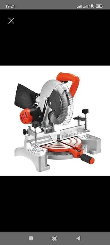 Kəsim üçün elektrikli gönye mişarı - Material: ağac, laminat, MDF və