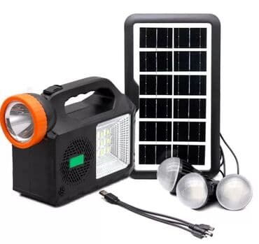 12 volt mator: Günəş projektoru Powerbank Günəş paneli radio 🔹️Günəş panelli — 3