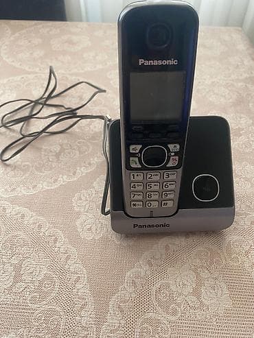 telefonlae: Panasonic ev telefonu, çox az işlənib, yenidən fərqsizdir, hrç bir — 1