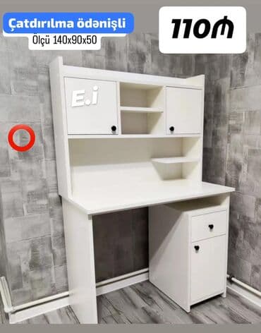 ucuz mermer: Oğlan və qız üçün, Yeni, Yazı masası — 1