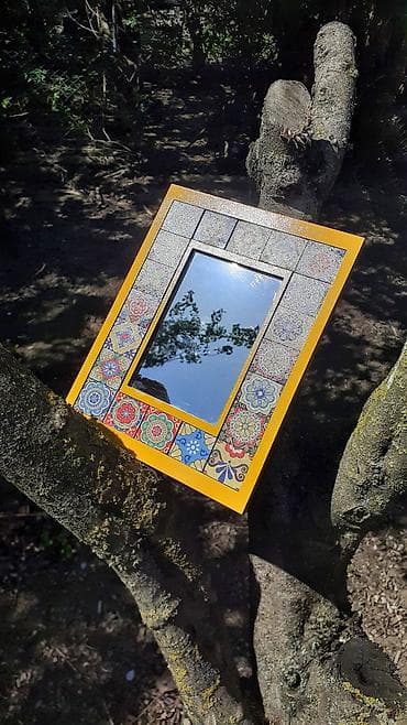 ev güzgüləri: Güzgü Divar üçün, Düzbucaqlı, Dekorativ, Çərçivə ilə — 3