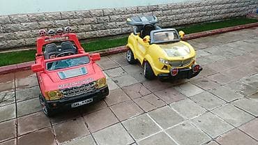 ev masin: Uşaq elektrik avtomobilləri – 2 model birlikdə - Model 1: Qırmızı — 5