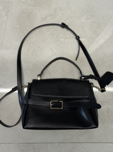 женский кожаный кошелек: Сумка с короткой ручкой — 1