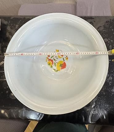 Дрова: Emal qab – iri ölçülü dərin kasa sovetin - Material: emal örtüklü — 1