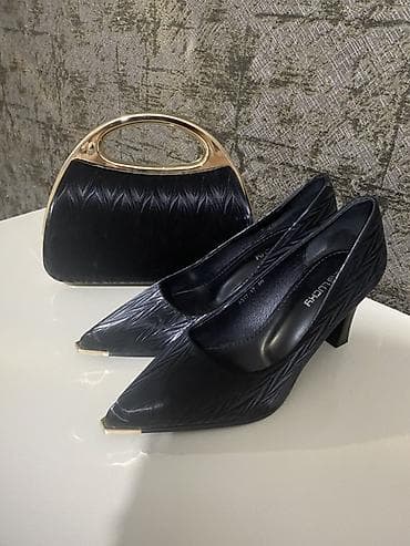 Костюмы: Qadınlar üçün dəst: klassik stilettolar və dəbli clutch çanta - Rəng — 6