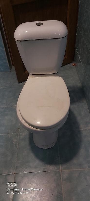 işlenmiş unitazlar: Sanitar avadanlıq dəsti - Bir ədəd döşəməyə quraşdırılan unitaz – — 4