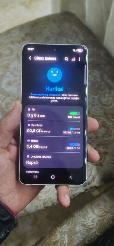 samsung tab e qiymeti: Samsung Galaxy S21 FE, 128 GB, rəng - Ağ, Kredit, Sensor, Barmaq izi — 2