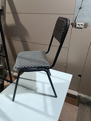 kuxna stollar: Mətbəx üçün, Yeni, Qatlanmayan, rəng - Qara Stul — 2