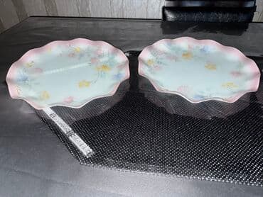 hamile tortlari: Tort və şiriniyyat qabı, rəng - Çəhrayı, Farfor, Almaniya — 3