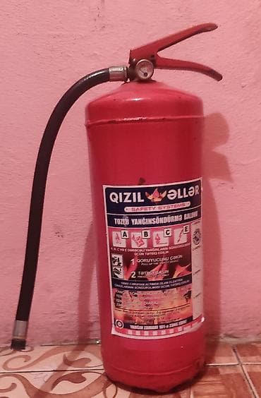fire aparat: QIZIL ƏLLƏR Safety Systems tozlu yanğınsöndürən balon - Növ: Tozlu — 1