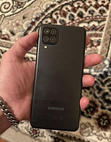 Samsung Galaxy A12, 32 GB, rəng - Qara, İki sim kartlı