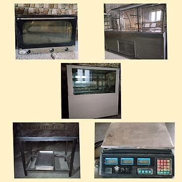 Mağaza avadanlığı: Biznes avadanlığı satılır 3000 AZN. Nej stol, Peç Vitrin soyuducu — 1