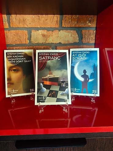 Stefan Zweig – 3 kitabdan ibarət dəst. 🆘Rayonlara da göndərilir. -