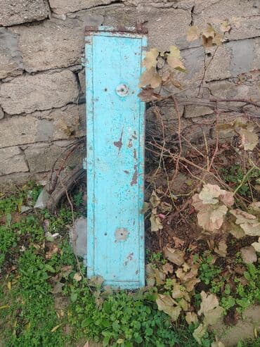 3 lük list dəmir: Mavi rəngli metal qapı paneli - Material: qalın metalmuravey — 1