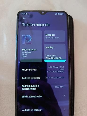 Xiaomi 128 GB, rəng - Ağ