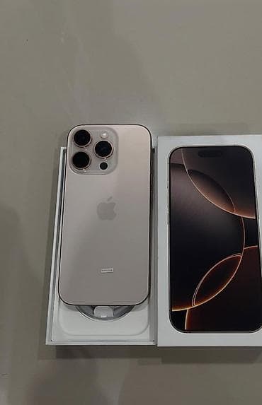 ucuz macbook pro: IPhone 16 Pro Max, 512 GB, Zəmanət, Face ID, Sənədlərlə — 1