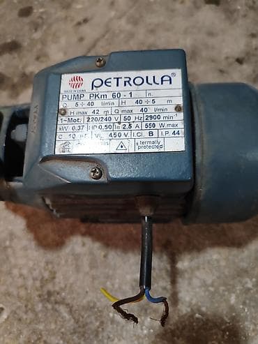 su ceken mator: Petrolla PUMP PKm 60-1 su nasosu - Tətbiq: suvarma, bağ və təsərrüfat — 1