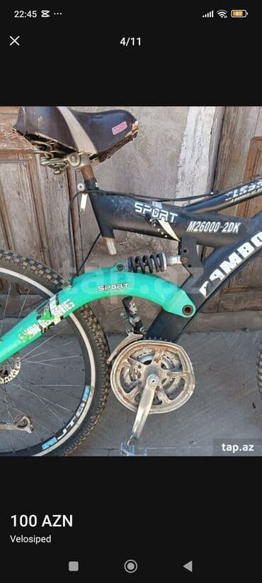 yığılan velosipedlər: Bu, dağ velosipedi növündən olan ikitəkərli velosipeddir.Rambo — 4