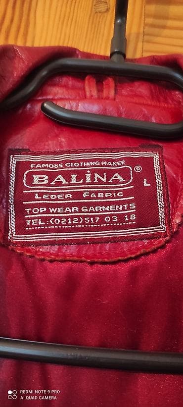 kurtka turkce: Dəri kurtka, L — 2