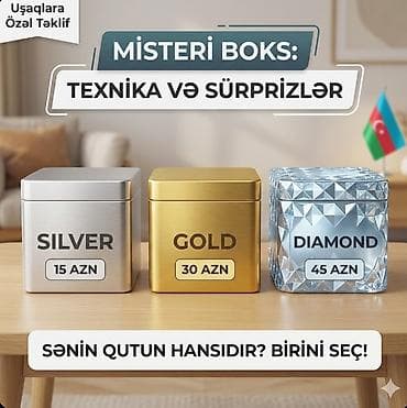 Misteri Boks – Texnika və Sürprizlər Uşaqlara özəl təklif: sürpriz