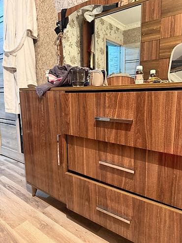 ucuz dehliz mebelleri: Təknəfərlik çarpayı, Dolab, Termo, 2 tumba, Türkiyə, İşlənmiş — 8