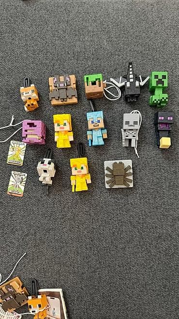 Minecraft temalı asqılı fiqurlar dəsti - Mövzu: Minecraft