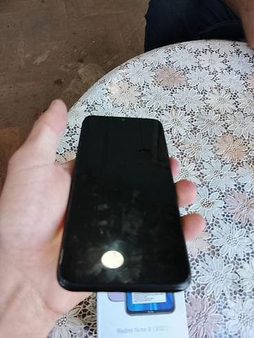9990 telefon: Redmi Note 8 (2021), 64 GB, rəng - Qara, Barmaq izi — 3