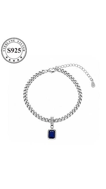 S925 Sterlinq Gümüş Bilərzik 🎁 Qablaşdırma hədiyyə - Material: 925 — 8